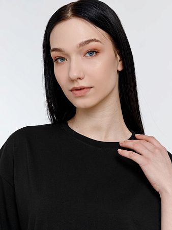 Футболка оверсайз унисекс Big Haul, черная, размер S