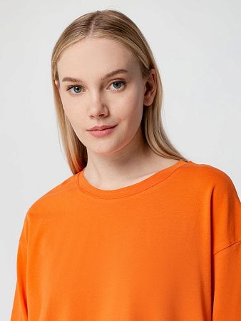 Футболка унисекс оверсайз Street Vibes, оранжевая, размер XS/S