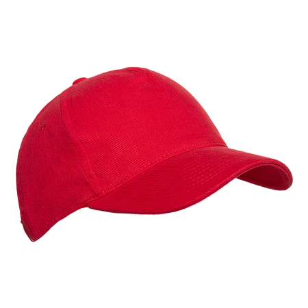 Бейсболка STAN 5 клиньев хлопок 280, 11, Красный,  (14)  (56-58/ONE SIZE)