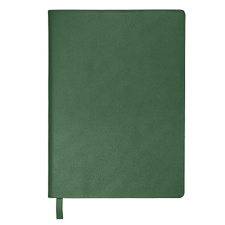 Бизнес-блокнот LADY, формат А5, зеленый, блок в клетку