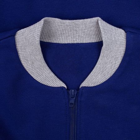 Бомбер College, ярко-синий, размер M