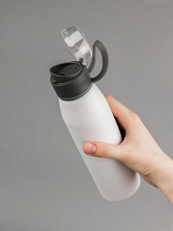 Бутылка для воды Billy Gym, матовая белая