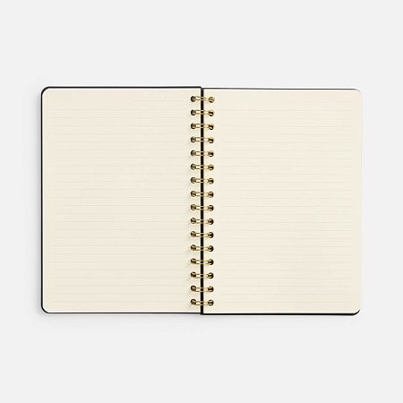 Ежедневник Spiral, недатированный, черный