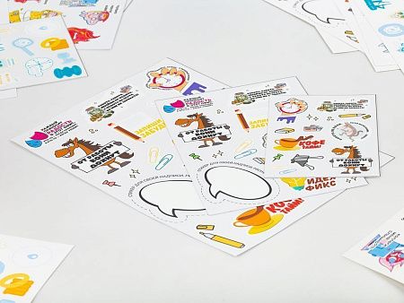 Наклейки UV-DTF Stiker Pack на заказ, S