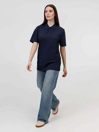 Рубашка поло унисекс Pulse, кобальт (темно-синяя), размер 5XL