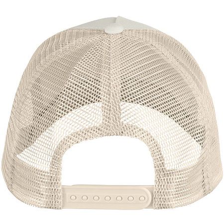 Бейсболка Blink, бежевая с бирюзовым