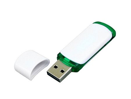 USB 2.0- флешка на 64 Гб с цветными вставками