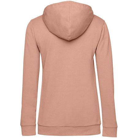 Толстовка с капюшоном женская Hoodie, бежевая (nude), размер XL