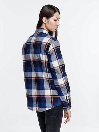 Куртка-рубашка оверсайз унисекс Noah, синяя, размер XL/2XL