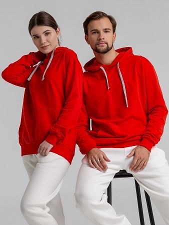 Толстовка с капюшоном Unit Kirenga, красная, размер XS