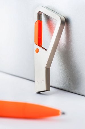 Флешка ZEVS Оранжевая 4045.05.8ГБ