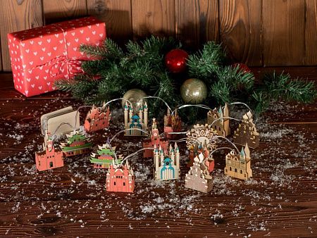 Ёлочная гирлянда «Достопримечательности России»