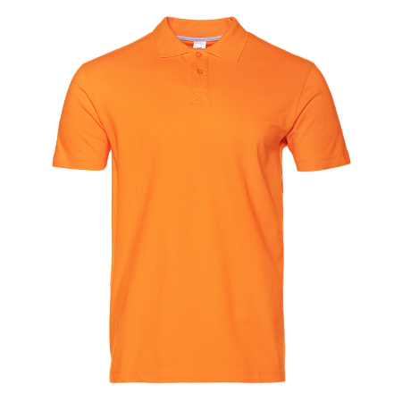 Рубашка поло унисекс STAN хлопок 185, 04U, Оранжевый,  (28/1)  (58/4XL)
