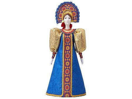 Подарочный набор: кукла фарфоровая, мёд с миксом из орехов