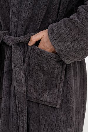 Халат флисовый Magic Mantle, темно-серый, размер M/L