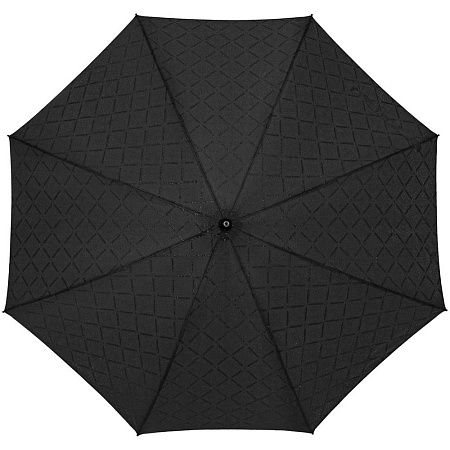 Зонт-трость Magic с проявляющимся рисунком в клетку, темно-синий