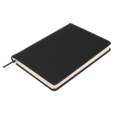 Ежедневник City Buffalo А5, черный, недатированный, в твердой обложке с поролоном