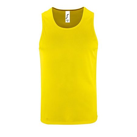 Майка мужская Sporty TT Men, желтый неон, размер L