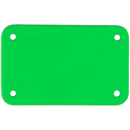 Лейбл из ПВХ Kreta, S, зеленый неон