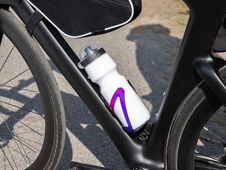 Бутылка для велосипеда Bikescape, белая с черным