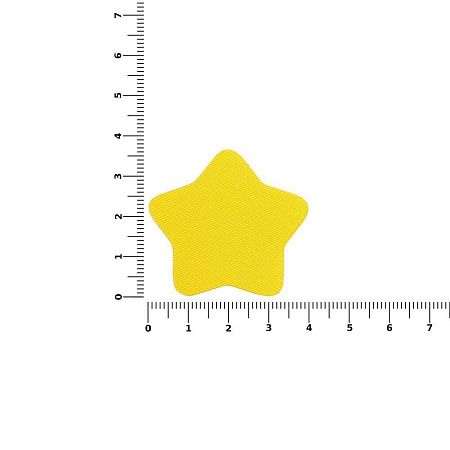 Наклейка тканевая Lunga Bial, M, желтая