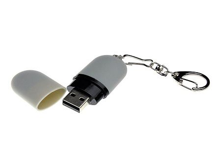 USB 3.0- флешка «Goutte Soft-touch» на 16 Гб каплевидной формы