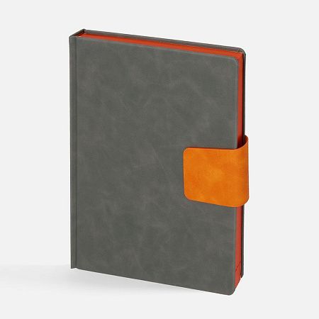 Ежедневник Grande Strap на заказ, датированный, серый