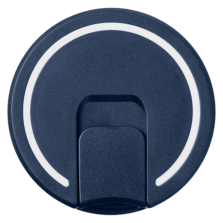 Термос стальной Positano, 460 мл, темно-синий, матовый