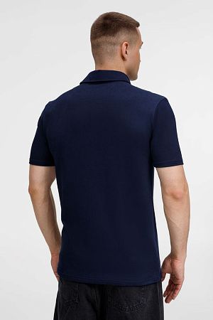 Рубашка поло унисекс Senti, темно-синяя, размер L