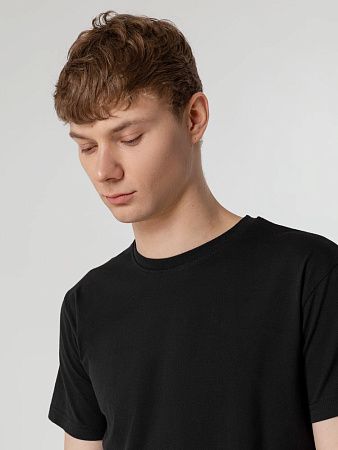 Футболка унисекс T-Bolka 160, черная, размер XXL