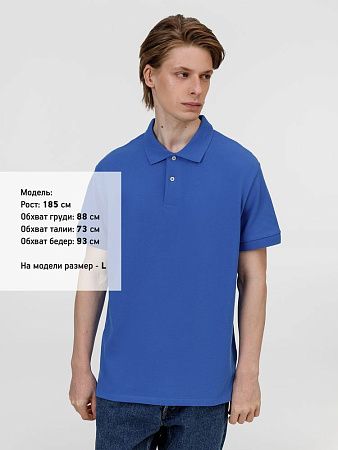 Рубашка поло унисекс Pacific, ярко-синяя (royal), размер 4XL