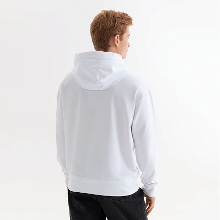 Худи с капюшоном, унисекс ALEX белый