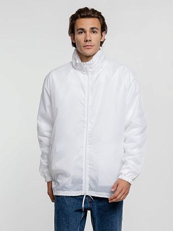 Ветровка унисекс Shift, белая, размер XS