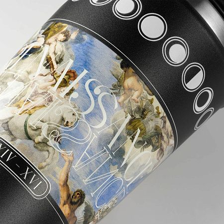 Термокружка вакуумная Palermo, серая, матовая поверхность