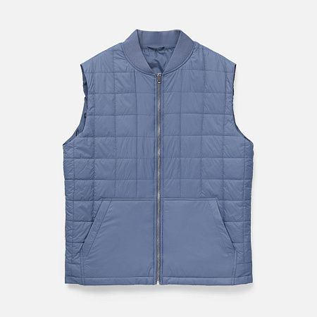 Жилет унисекс Warmbridge, синий (джинс), размер 4XL