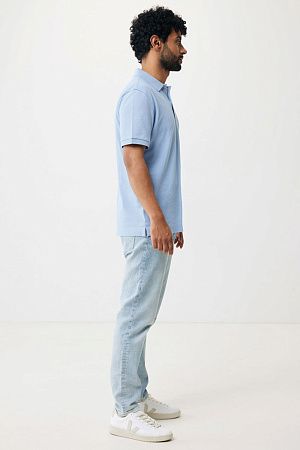 Рубашка поло Iqoniq Yosemite из переработанного хлопка-пике, унисекс, 220 г/м²