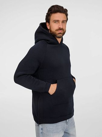 Худи унисекс оверсайз Easy Street, темно-синее, размер XS/S