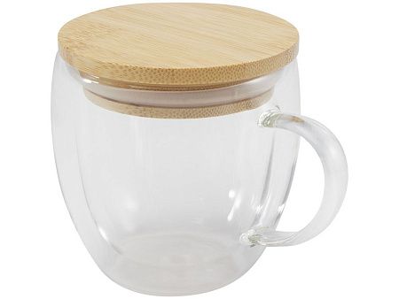 Кружка с бамбуковой крышкой «Lenora»