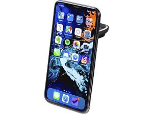 Магнитный держатель для мобильного телефона «Aero», цвет: черный