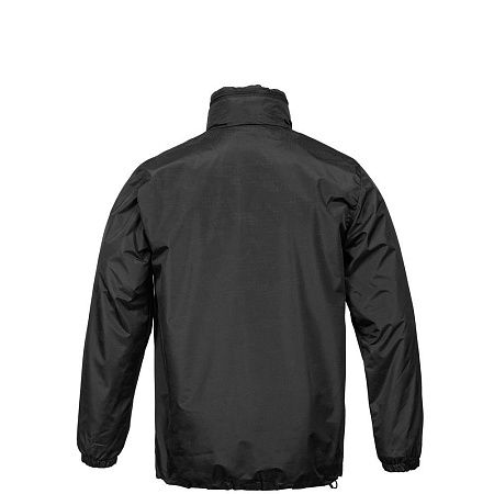 Ветровка светоотражающая Lattvind, черная, размер XXS