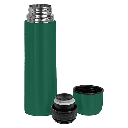 Термос вакуумный стальной Optimus  двухстеночный 500 мл, зеленый