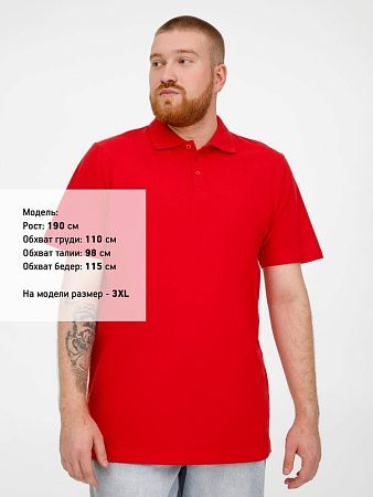 Рубашка поло мужская Virma Light, красная, размер 4XL