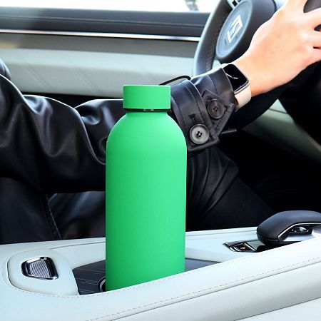 Термобутылка Perfecto софт-тач, серый