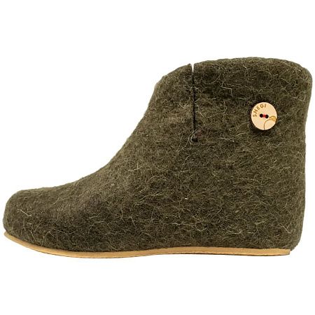Домашние валенки Wild, зеленые (олива), размер 41