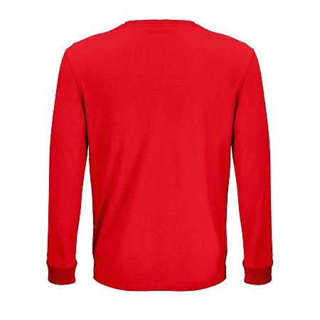 Футболка унисекс с длинным рукавом Pioneer LSL, красная, размер XXL
