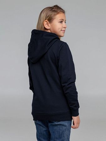 Толстовка с капюшоном детская Kirenga Kids, темно-синяя, размер 14 лет (154-164 см)