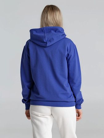 Толстовка на молнии с капюшоном Unit Siverga , ярко-синяя, размер XS