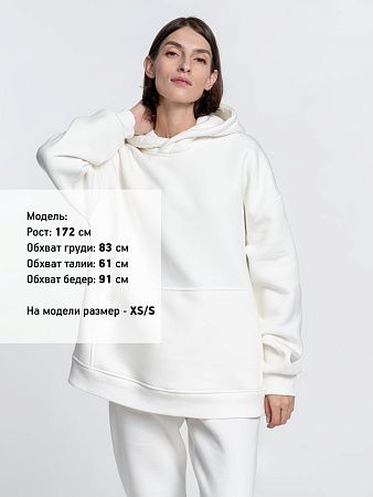 Худи Kulonga Oversize, молочно-белое, размер XL/2XL