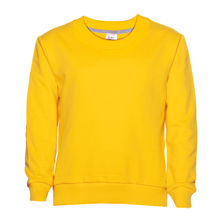 Свитшот детский STAN футер без начёса, 260, 63J, Жёлтый,  (12/1)  (8 лет)