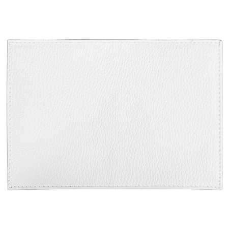 Обложка для автодокументов Leather Sky Flotter Sun из натуральной кожи, белая